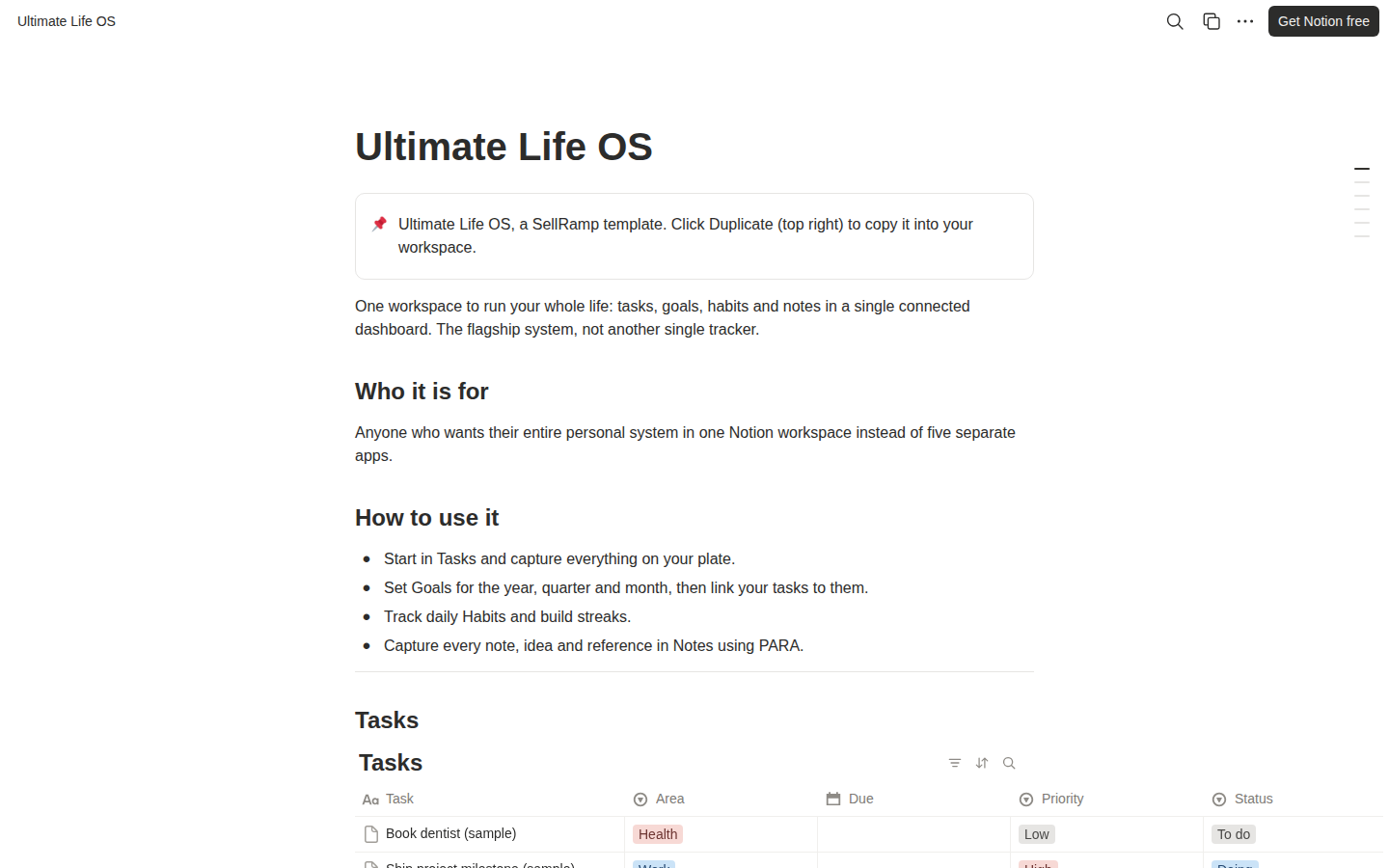 Ultimate Life OS